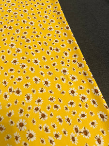 (NEW) XL Floral Ditsy Yellow & Charcoal