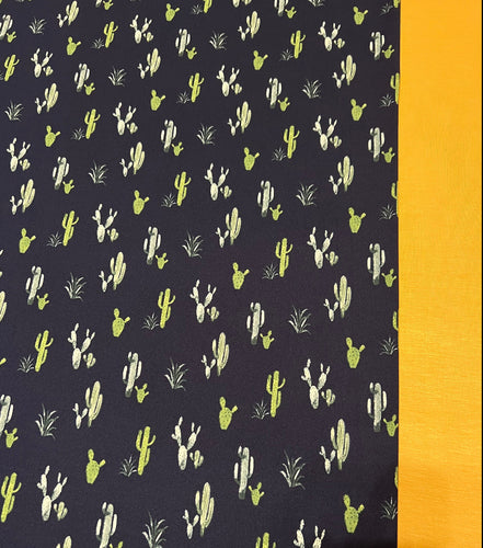 XL Black Cactus & Mustard