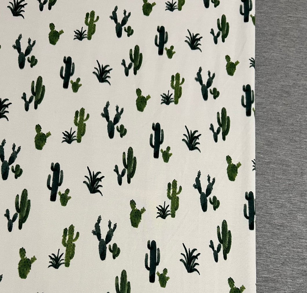 XL White Cactus & Heather Grey