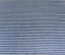 XL Blue/White Stripe & Charcoal Grey