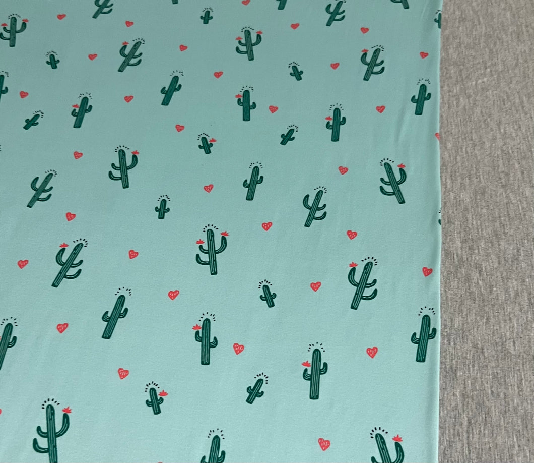 NEW Mint Cactus & Heather Grey