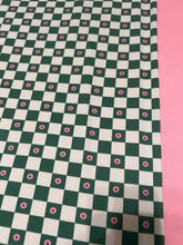 Green/Green checkered & Pink
