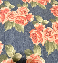 XL Denim and Flowers w/Heather Grey