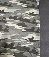 XL Camo & Charcoal Grey