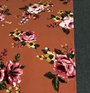 XL Floral & Charcoal