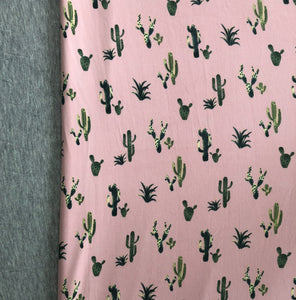 XL Pink Cactus & Heather Grey