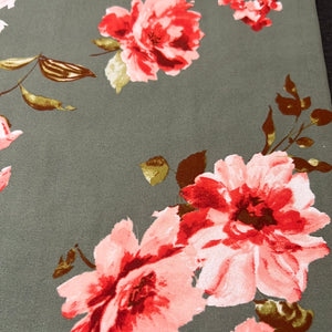 XL Sage Floral & Grey