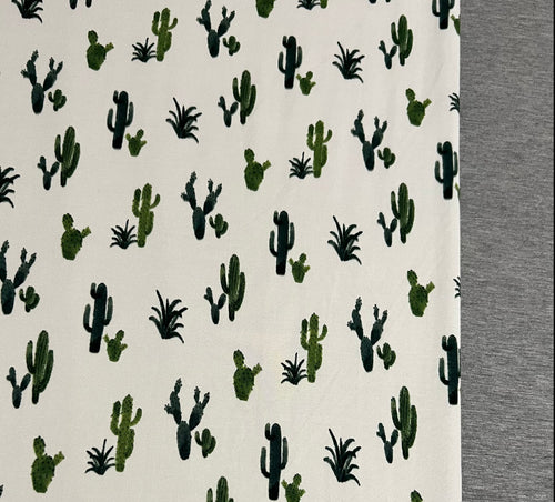 BABY- White Cactus & Heather Grey