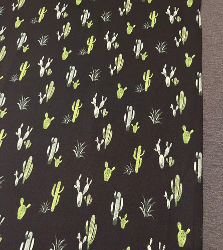 XL Black Cactus & Charcoal Grey