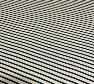Oatmeal/Navy Stripe & Navy