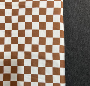 NEW XL Coco Checkers & Mustard
