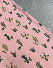 BABY-Pink Cactus & Heather Grey