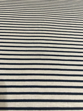 Oatmeal/Navy Stripe & Navy