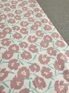 Pink Floral & Heather Grey