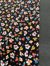 XL Colorful Floral & Charcoal Grey