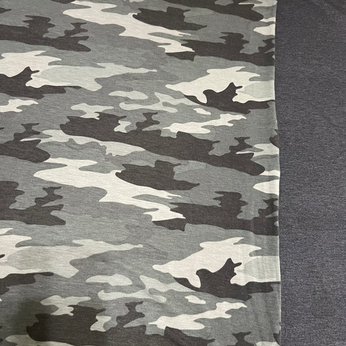 XL Camo & Charcoal Grey