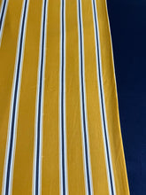 NEW XL Yellow Stripe & Navy