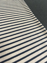 XL Oatmeal/Navy Stripe & Charcoal Grey