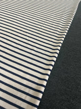 XL Oatmeal/Navy Stripe & Charcoal Grey