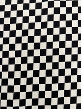 XL Black & White Checkered & Black