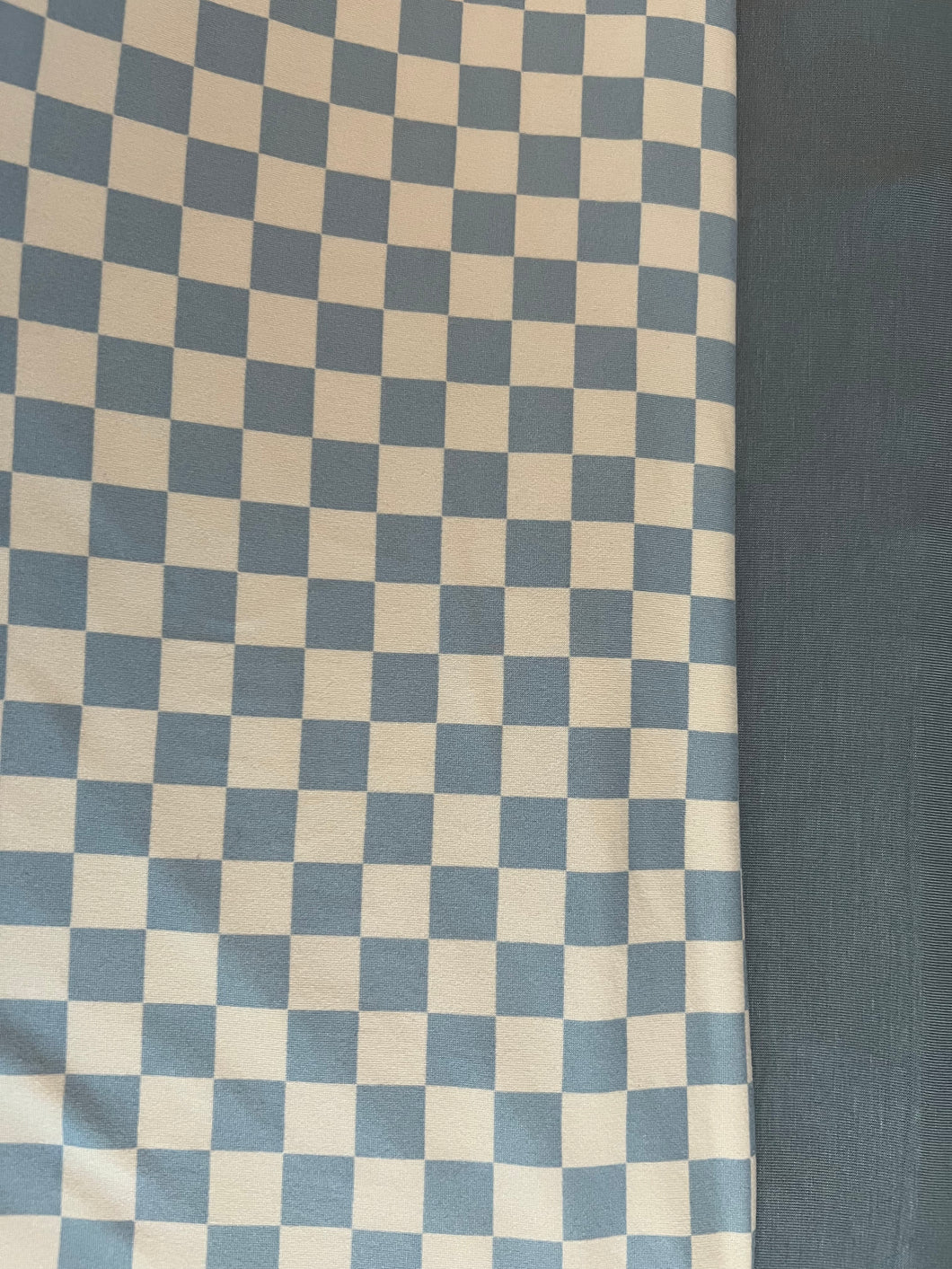 XL Blue Checkered & Dusty Blue