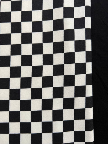 NEW XL Black/White checker & Charcoal Grey