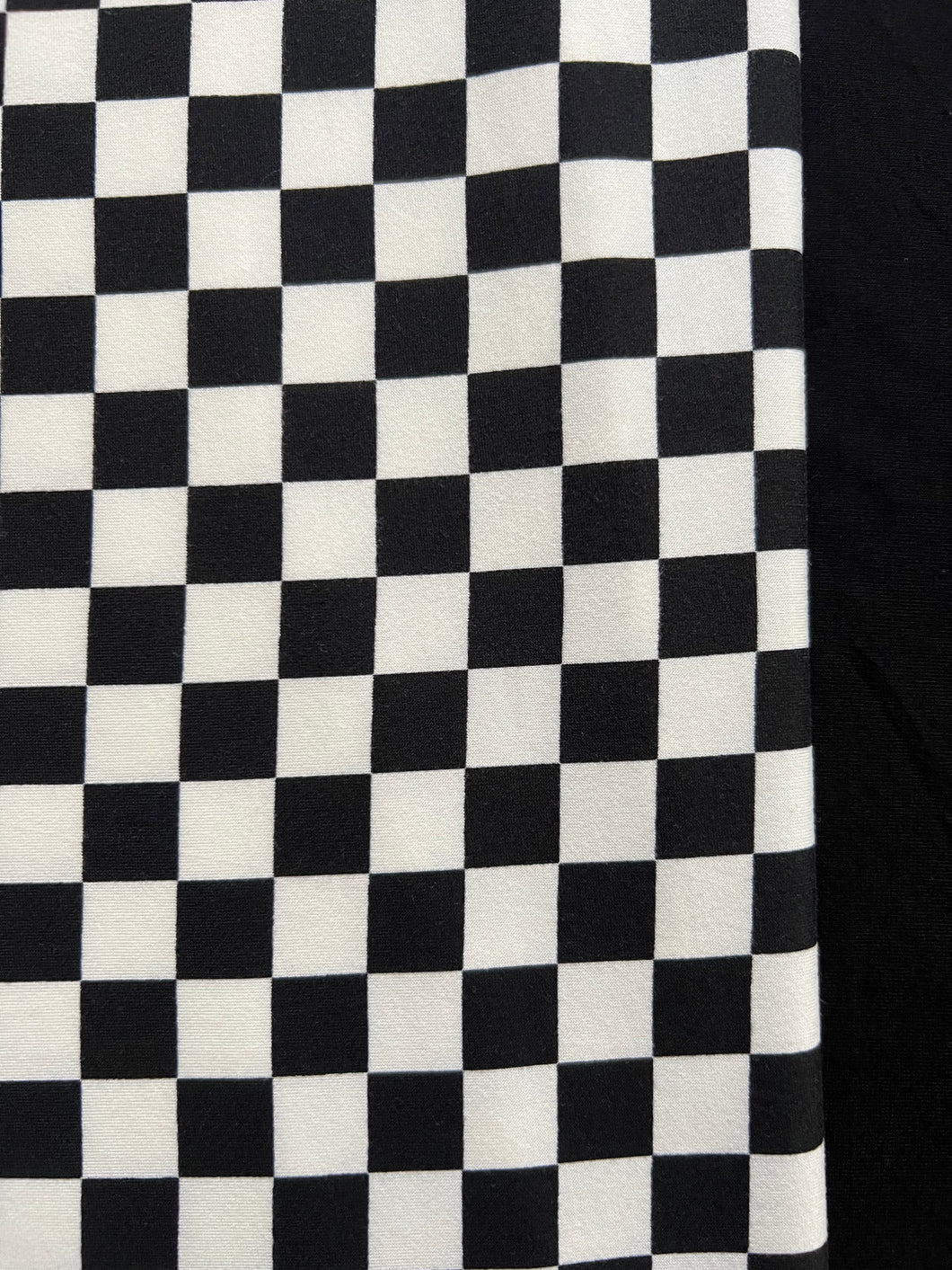 NEW XL Black/White checker & Black