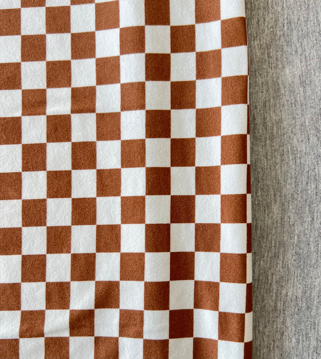 Baby Coco Checkered & Heather Grey