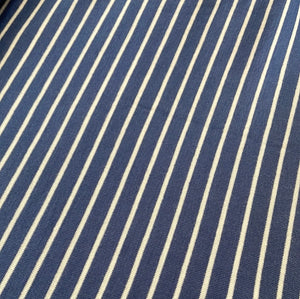 XL Denim & White Stripe with Grey