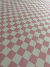 NEW Pink/White Checkered & Heather Grey